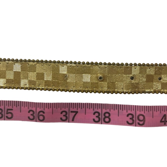Elite Belt ~ Vintage Gold Belt ~ Measurements Pictured - Picture 10 of 16